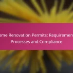 Home Renovation Permits: Requirements, Processes and Compliance