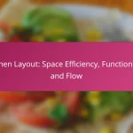Kitchen Layout: Space Efficiency, Functionality and Flow