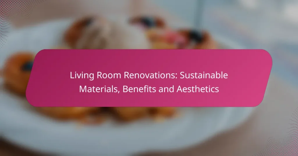 Living Room Renovations: Sustainable Materials, Benefits and Aesthetics