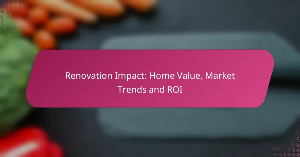 Renovation Impact: Home Value, Market Trends and ROI