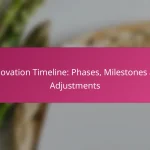Renovation Timeline: Phases, Milestones and Adjustments